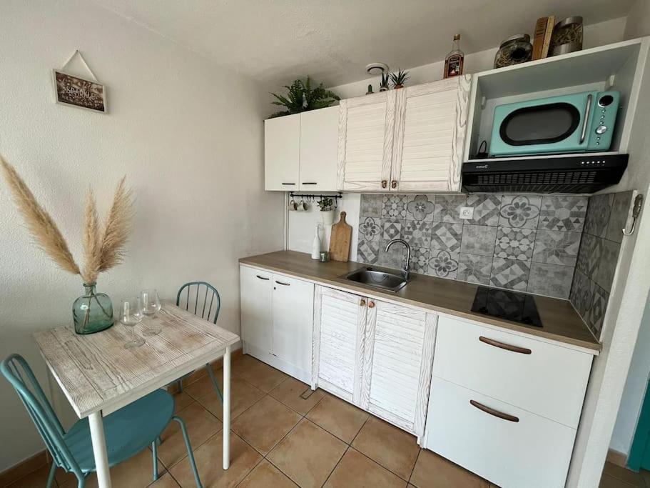 Studio Cabine Pour 4 - Piscine Argelès-sur-Mer Eksteriør bilde